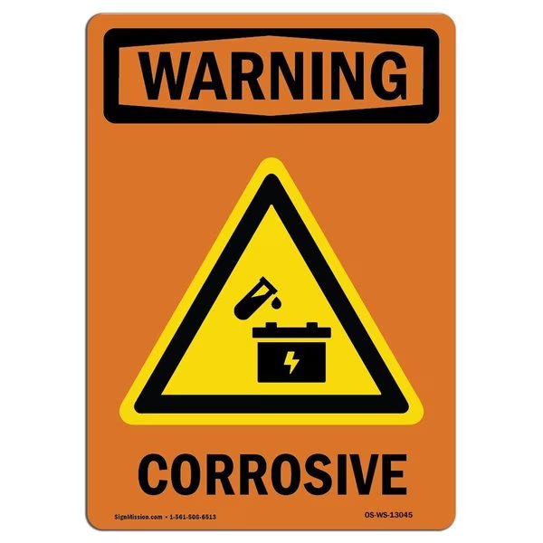 Safety Sign, OSHA WARNING, 5
